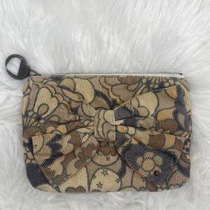 GAP Bow Clutch With Silver Sparkles Like New